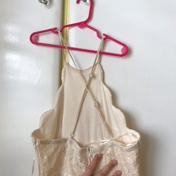 SOLD!! Lulus Zenith Cream Lace Maxi Dress - Picture 5 of 8